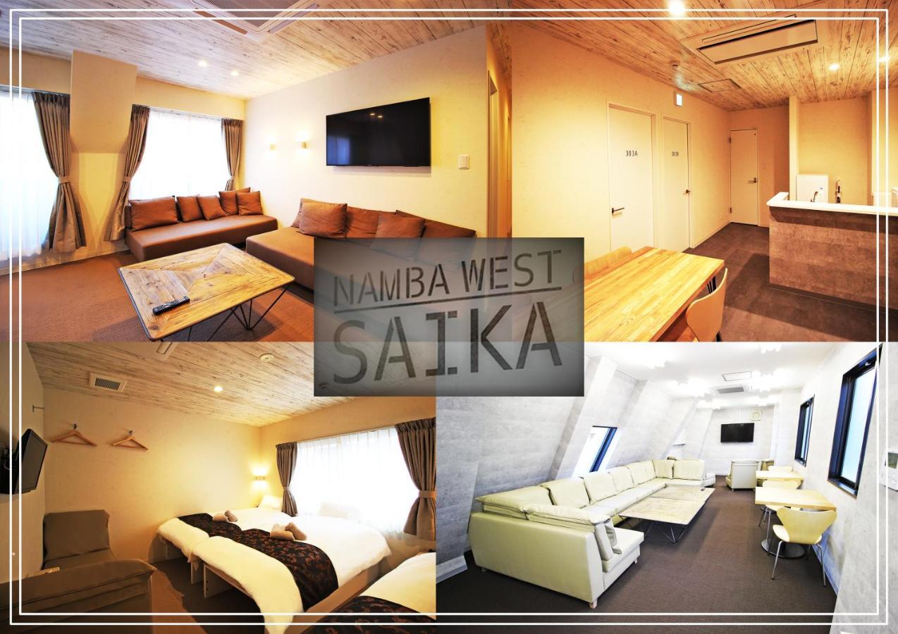 Namba West Saika Apartment Osaka Bagian luar foto